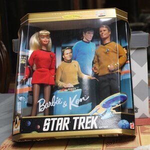 Barbie & Ken " Star Trek" Gift Set 30th Anniversary 1996 Mattel 15006 NRFB